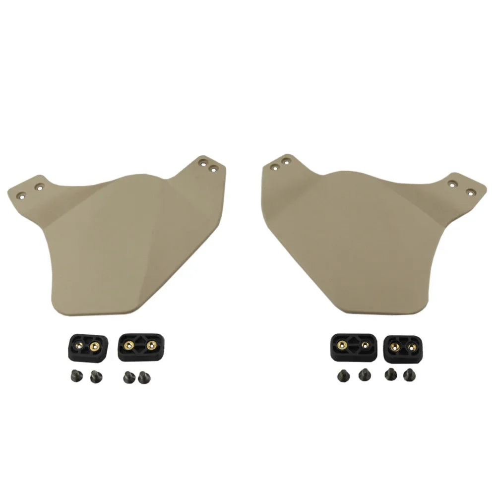 Tactical Airsoft Helmet Side Cover Ear Protection Cover Helmet Earmuffs For FAST MICH ACH Helmet Accessories