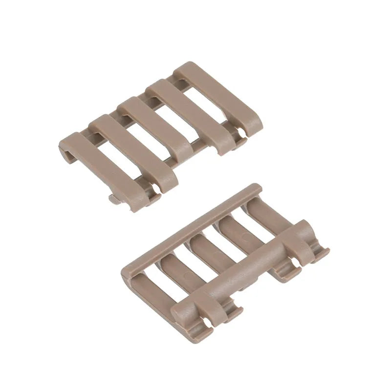 Tactical Picatinny 5 Slot Rattail Line Strip 20mm Rail Cover PEQ 15 DBAL M300 M600 Airsoft rifle Accessories Switch Wire Holder
