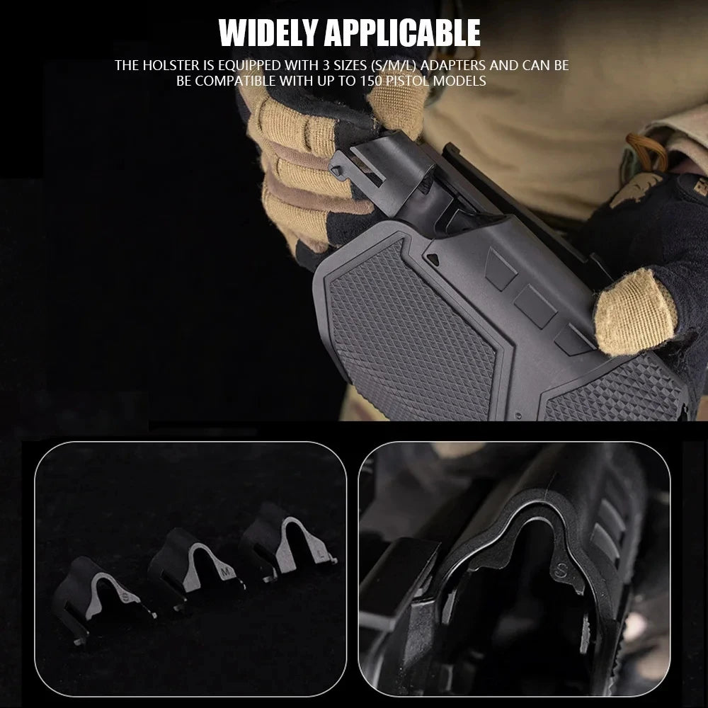 New Tactical X300U Flashlight Universal Pistol Holster Lightweight-Bearing QLS Holsters For  SIG Glock 17 19 Holster Accessories