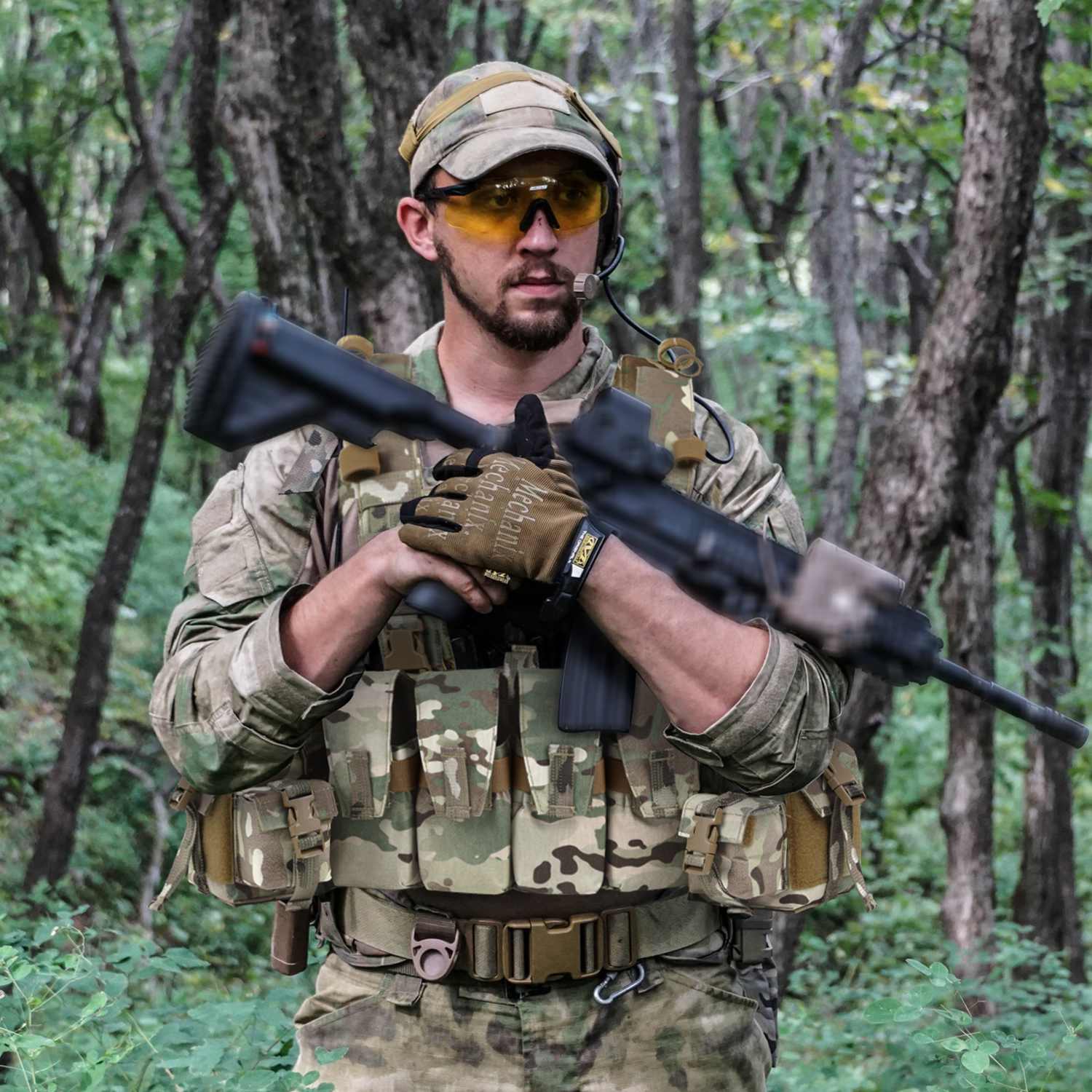Votagoo Tactical Chest Rig with 5.56/7.62 Magazine Pouches & Detachable MOLLE System-1