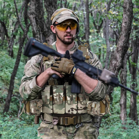Votagoo Tactical Chest Rig with 5.56/7.62 Magazine Pouches & Detachable MOLLE System-1