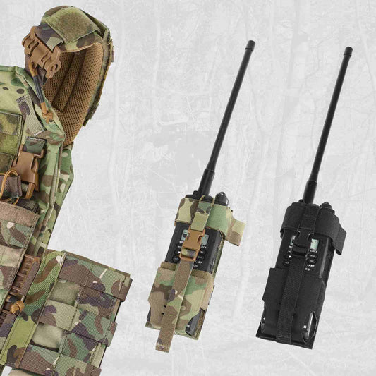 Votagoo Tactial Radio Holster Holder Case, Laser Cut Multi Platform Radio Chassi-1