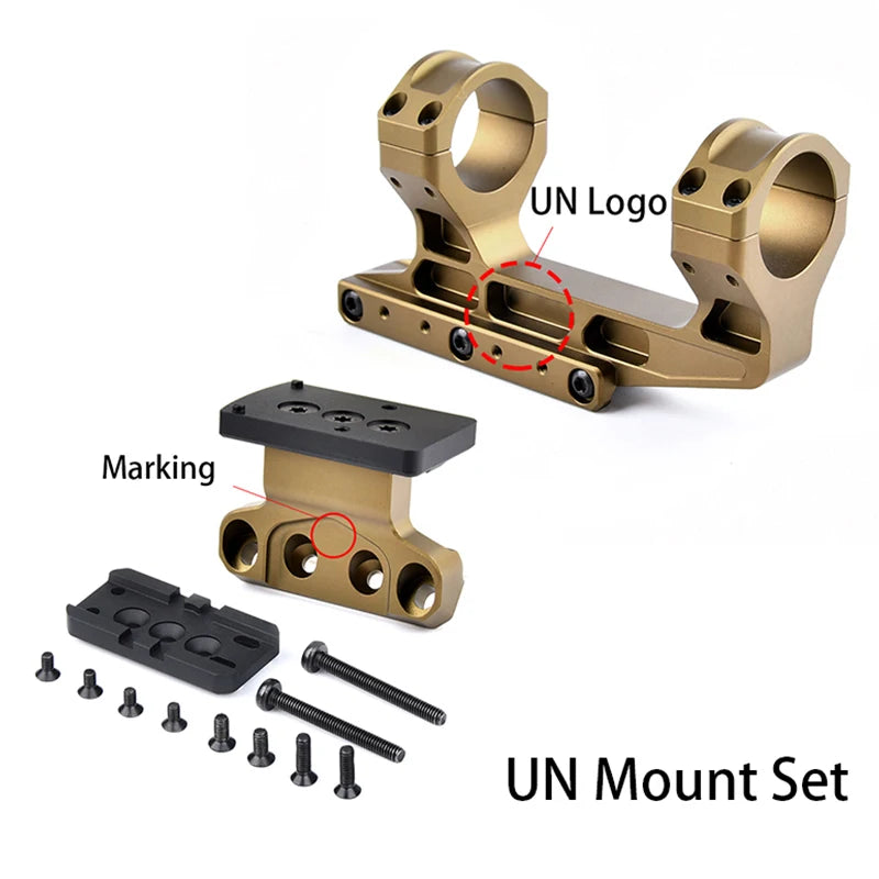 Airsoft Tactical Toy Gun Red Dot Sight Scope Mount 30mm LPVO Fast Mount with 20mm Picatiny Rail Base Accessory for AR15 Rifle