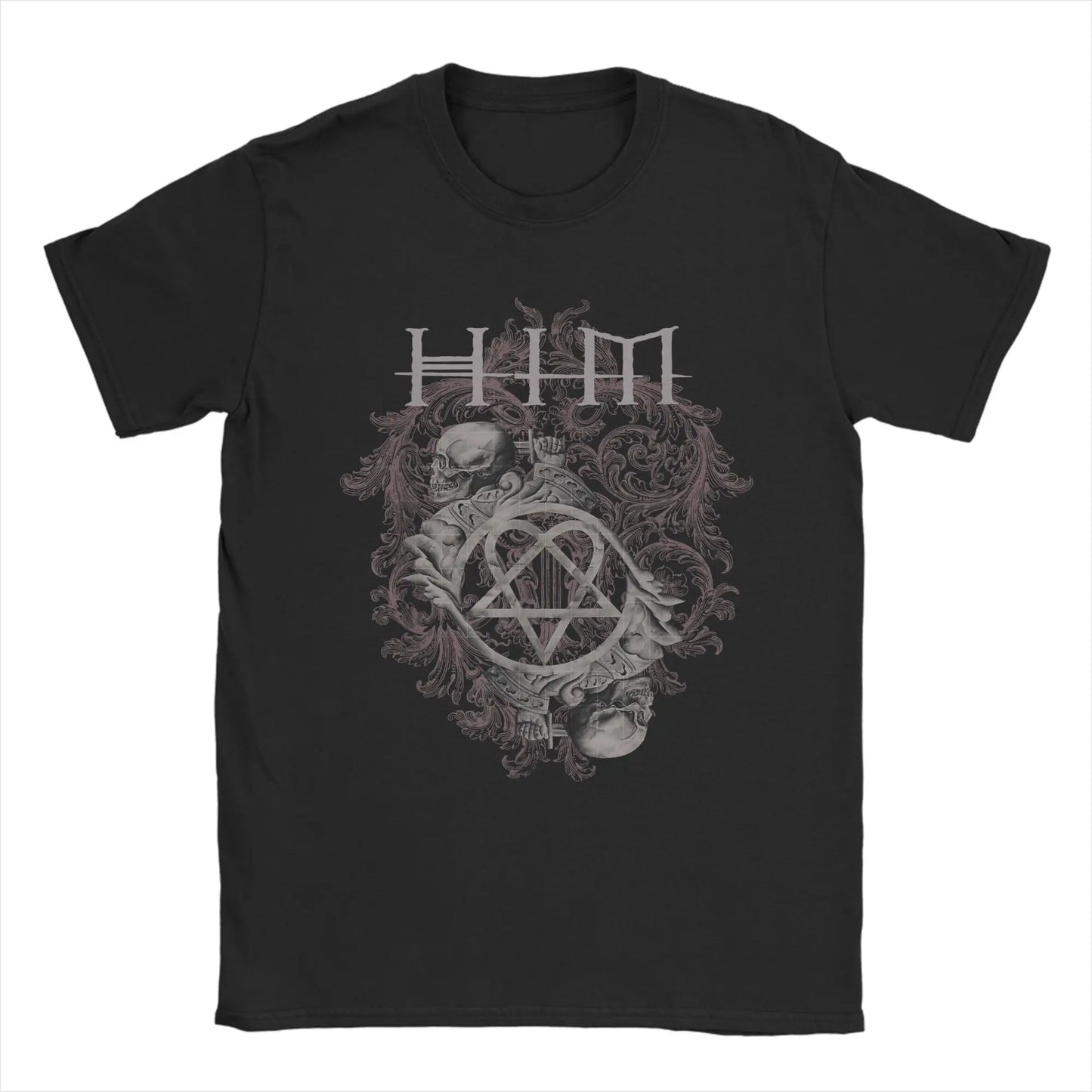 Harajuku T Shirt Him Band Ville Valo Omate Cotton T Shirts  Hippie Tshirt for Adult Summer Y2K Fun Casual Short Sleeve Clothing