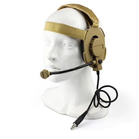 Tactical Shooting Communication Headset U94 PTT Headset Cable Plug Kenwood Baofeng Accessories Hunting Airsoft CS Headphone