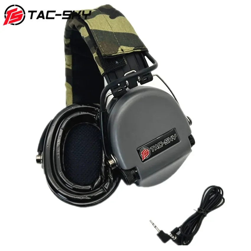 TAC-SKY Tactical SORDIN Headset IPSC Version Noise Reduction Electronic Muffs Airsoft Shooting Hunting Tactical Headphones
