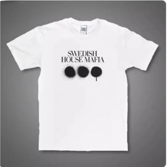 Swedish House Mafia T-shirt Men's Summer Fashion Street Trend Short Sleeve Cotton Comfortable Loose Men's and Women's Clothing