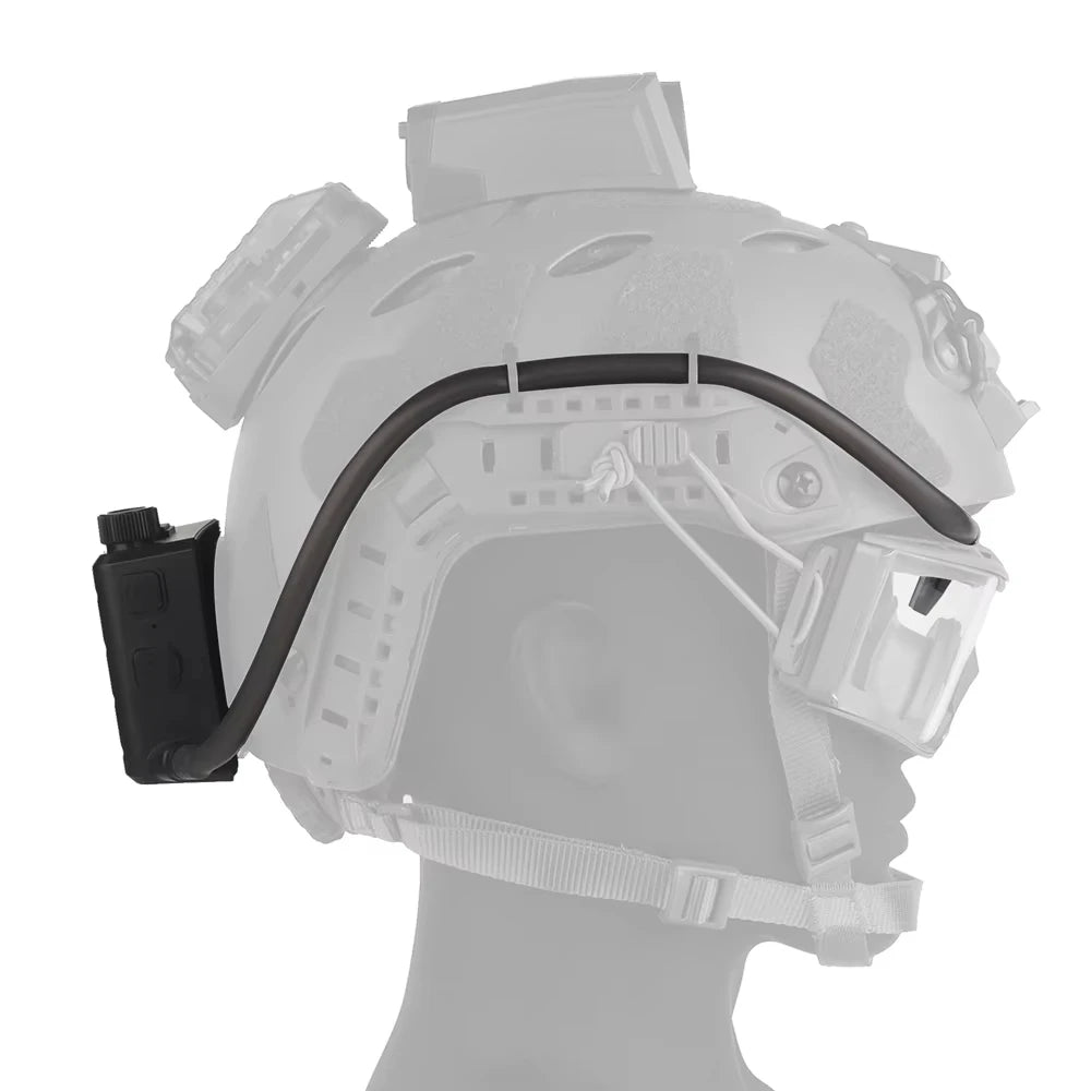 Tactical Goggles Defogger Defogging Fan Anti-fog Kit for Airsoft Shooting Motocross Adjustable Head Strap Protection Glasses