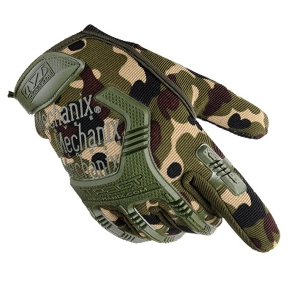 Mechanix Tactical Military Gloves Paintball Airsoft Shot Soldier Combat Police Anti-Skid Bicycle Full Finger Gloves Men Clothing Gloves