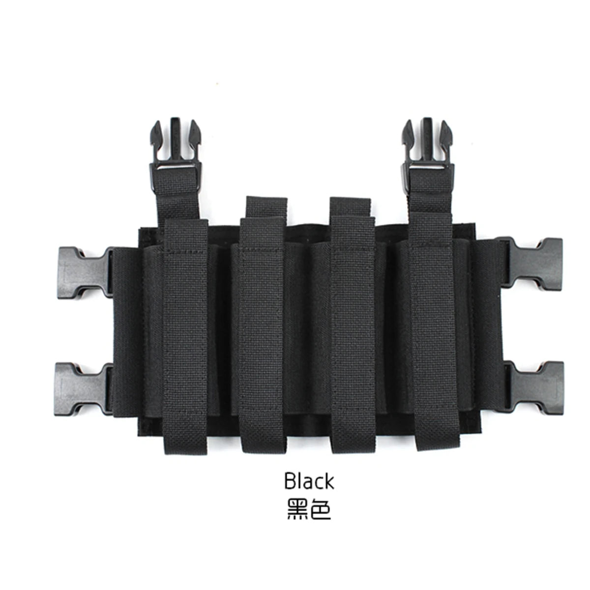 Tactical Vest MK3 MK4 JPC2.0 Chest Quadruple Magazine Insert Pouch,Vest Expansion Accessories Bag For Airsoft Hunting Shooting