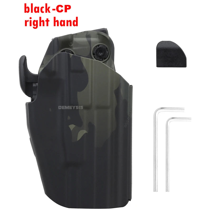 Quick Release Tactical Belt Holster for GLOCK 17, 20, 21, 22, 31, 37 Pistols Hunting Paintball Durable Molle Gun Holster Case