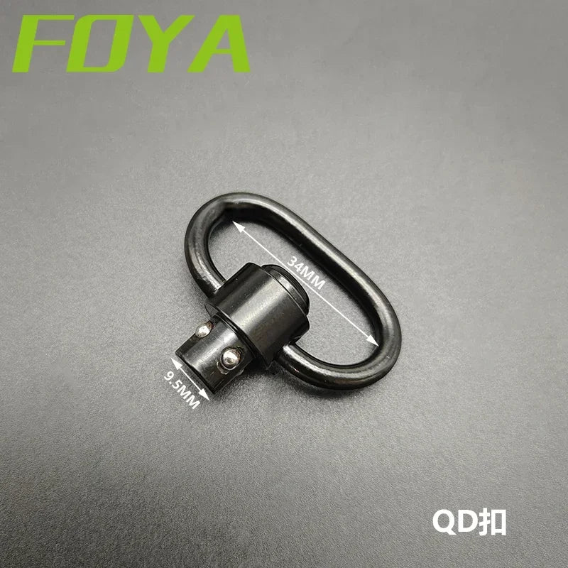 Tactical Metal MLOK QD Sling Mount M4 AR15 Mounted Base Swivel Strap Buckle Quick Release Button Airsoft Gun Hunting Accessories