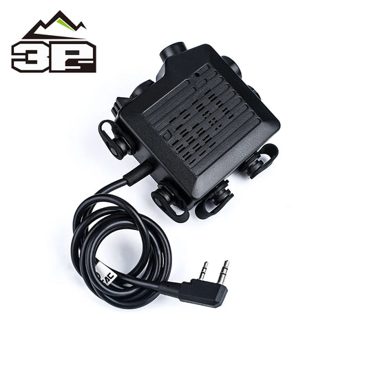 Airsoft Tactical SELEX TACMIC CT5 PTT Headset 2 Button Hunting Walkie Talkie Military Ptt  Kenwood Motorola Phone Icom
