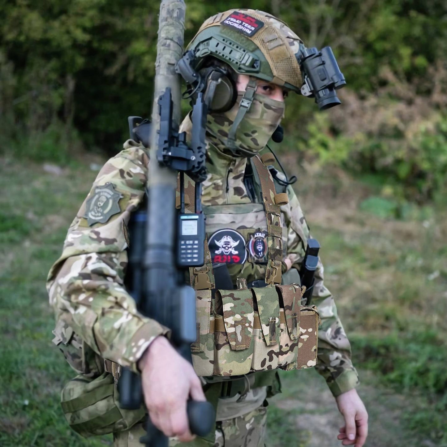 Votagoo Tactical Chest Rig with 5.56/7.62 Magazine Pouches & Detachable MOLLE System-2
