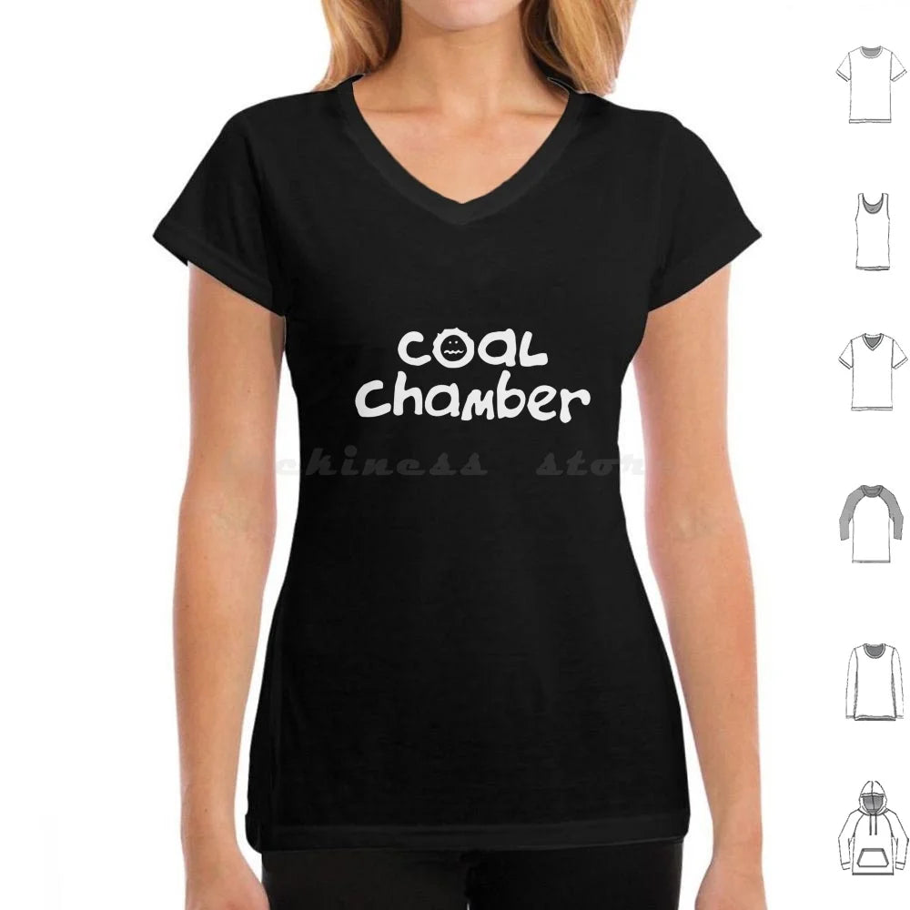 Coal Chamber 1 T Shirt Big Size 100% Cotton Coal Chamber Coal Chamber Band Chamber Logo