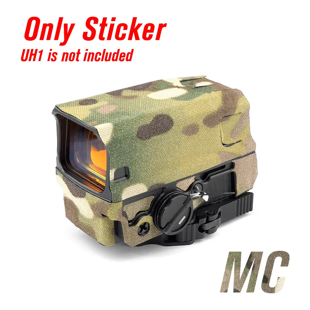 Tactical UH1RDS Red Dot Sight Wrap Camouflage Protection Sticker Airsoft Accessories