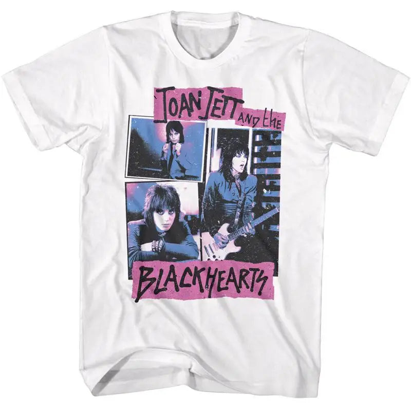 Joan Jett And The Blackhearts Photo Collage Men's T Shirt Rock Punk Music