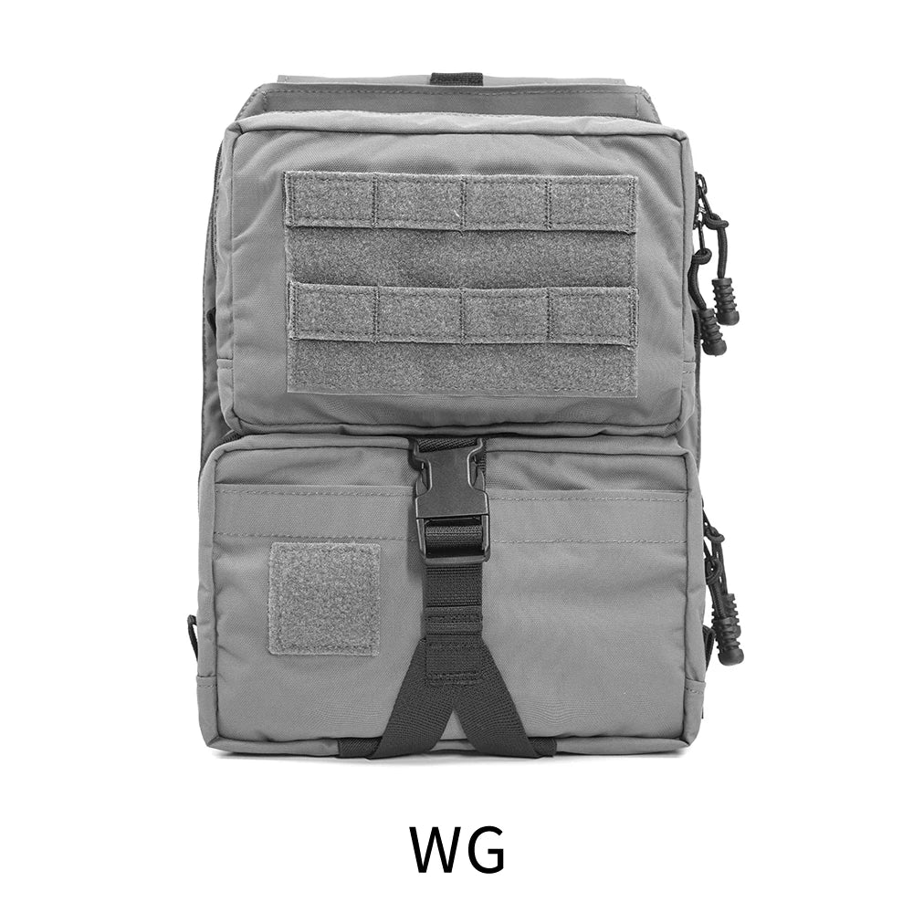 Tactical Vest Backboard Bag for Mayflower Scarab Quick Release Molle Medical Water Bag Airsoft Huting Accessory Wargame Gear