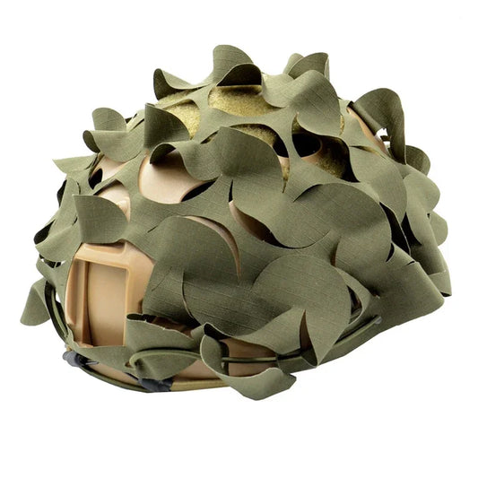 Airsoft Helmet Cover Tactical 3D Camo FAST Helmet Cover Net Gear Hunting CS Wargame Helmet Paratrooper Cover Accessories