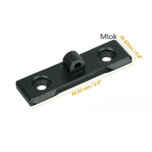 LesGo Tactical MLOK Keymod Bipod Mount Handguard Adapter Low Profile AR15 Rifle Accessory Bipods Picatinny Rail