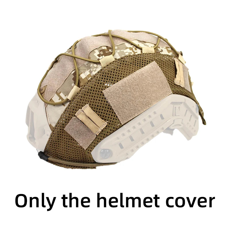 1PCS Tactical Helmet Cover for Fast MH PJ BJ Helmet Airsoft Paintball Army Helmet Cover Military Accessories Helmet protectors