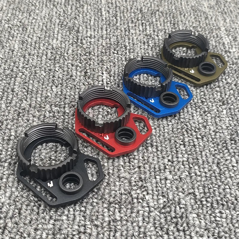 New AEG Side End Plate Flexible QD Sling Mount Push Botton Adapter Fit for M4 M16 Airsoft BK Receiver End Plate Hunting Parts