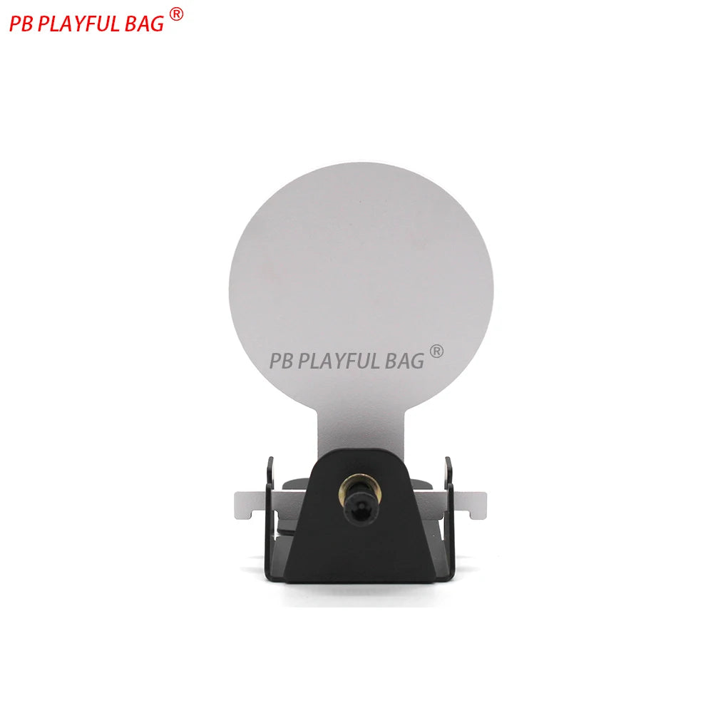 Carbon Steel Popper Target - Shooting Practice for Airsoft & Soft Dart Blasters Manual Reset Training Target S/M/L Sizes QJ123