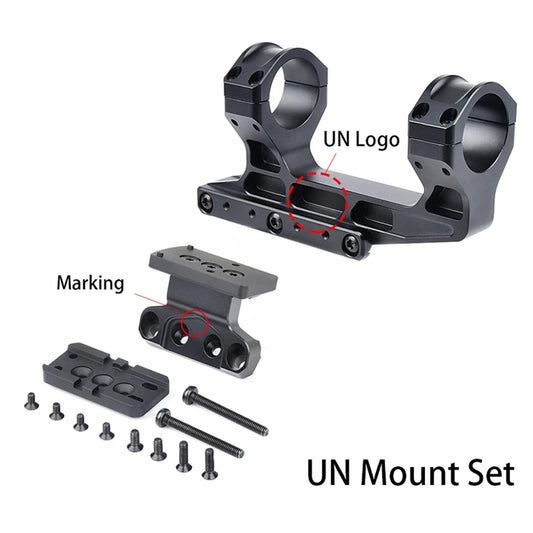Airsoft Tactical Toy Gun Red Dot Sight Scope Mount 30mm LPVO Fast Mount with 20mm Picatiny Rail Base Accessory for AR15 Rifle