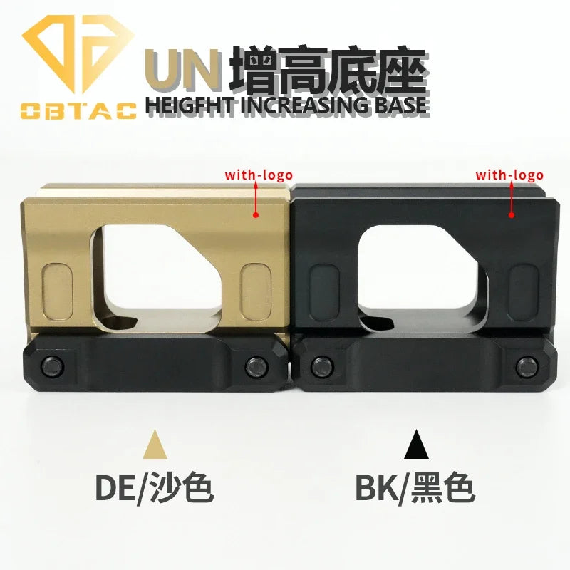 Airsoft Tactical Scope Mount Height Increasing Version Safety Hunting Red Dot Sight Metal Base For 20MM Rail Weapon Accessories