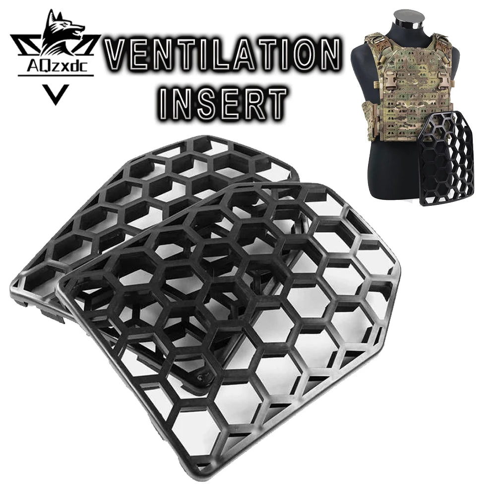 Tactical Insert Plate Airsoft MOLLE Vest Ventilation Breathable Hollow Out Honeycomb CS Hunting Shooting Training Accessories