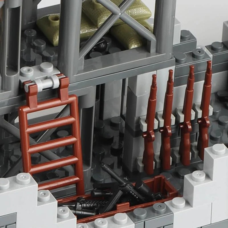 Army Frontier Barracks Building Block Set