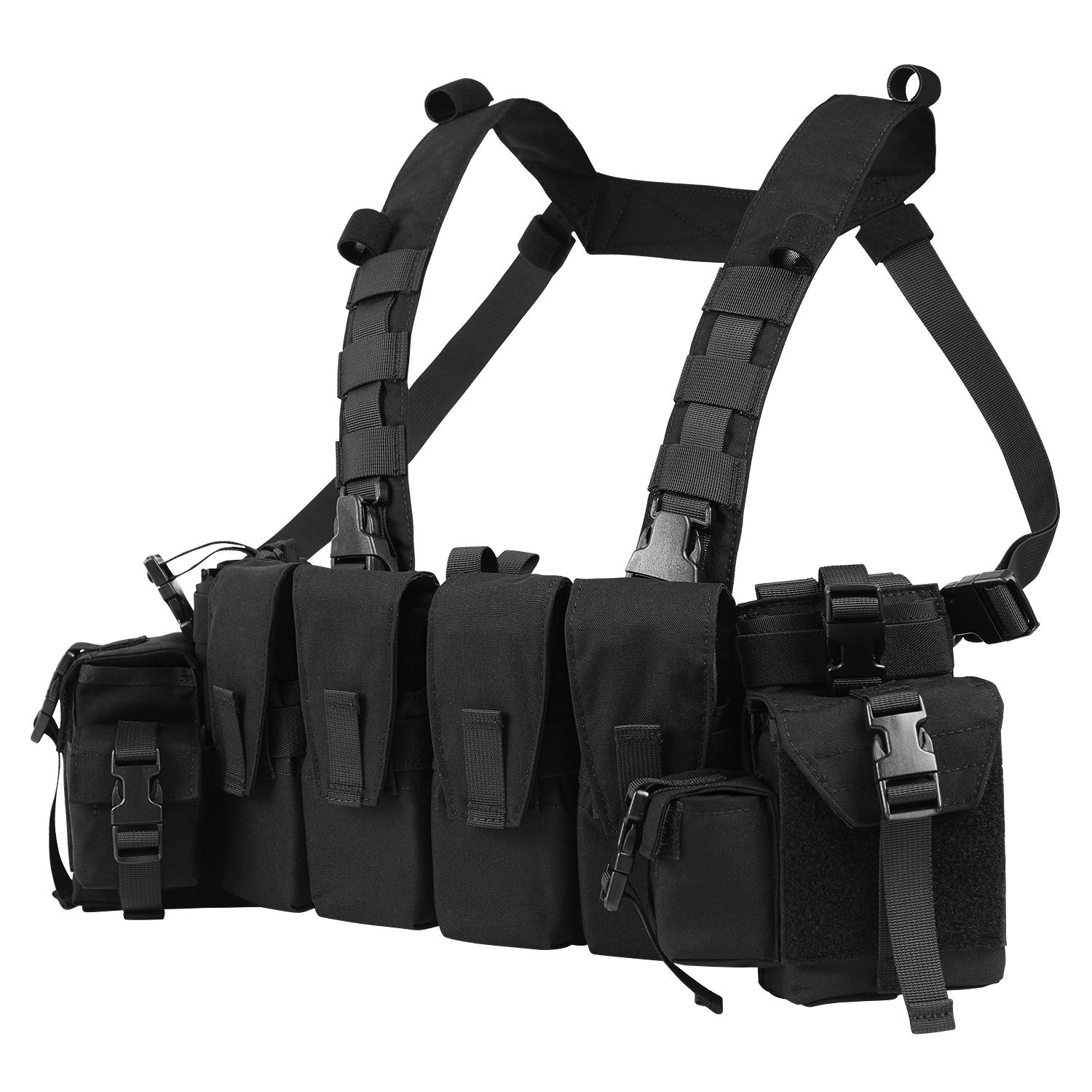 Votagoo Tactical Chest Rig with 5.56/7.62 Magazine Pouches & Detachable MOLLE System-5