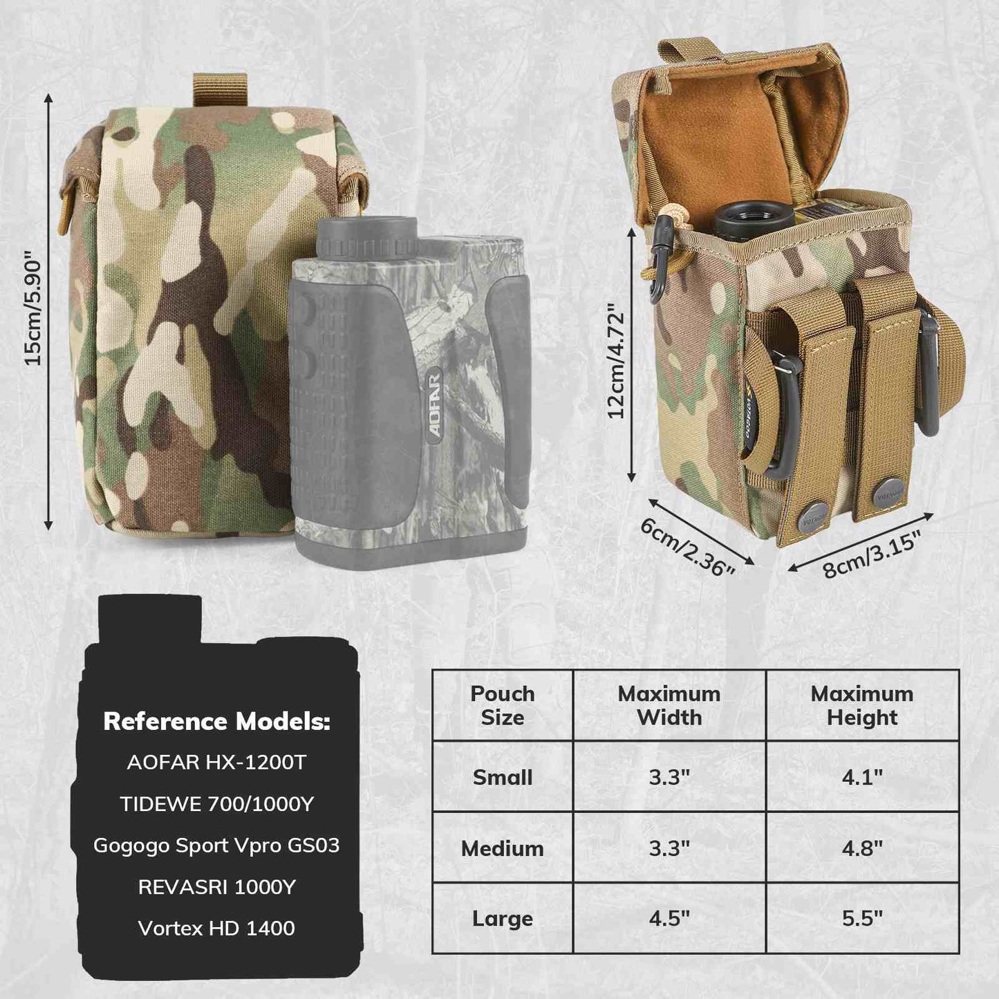 Votagoo Rangefinder Pouch with Protective Padding-3