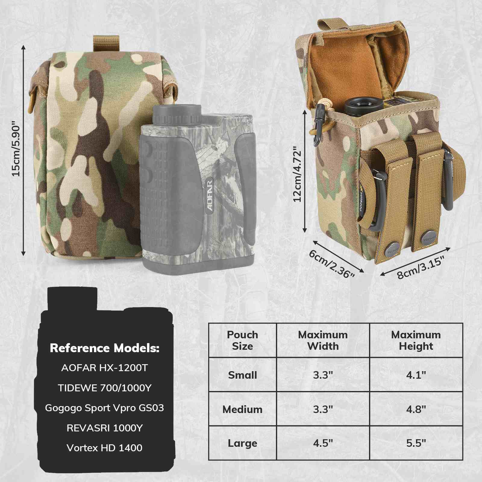 Votagoo Rangefinder Pouch with Protective Padding-3