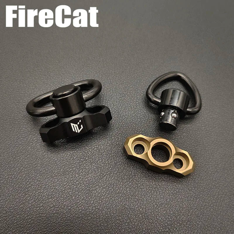 Airsoft Tactical Metal QD Sling Mount for MLOK Rail Quick Release Steel Push Button Attachment Points Hunting Gun Accessories