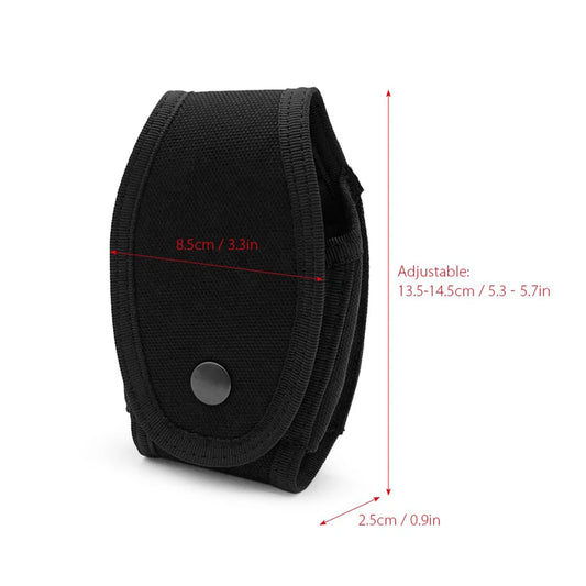 Tactical Molle Handcuff Case Holder Pouch Small Outdoor Hunting Accessories Waist Bag Airsoft Handcuffs Holster Nylon