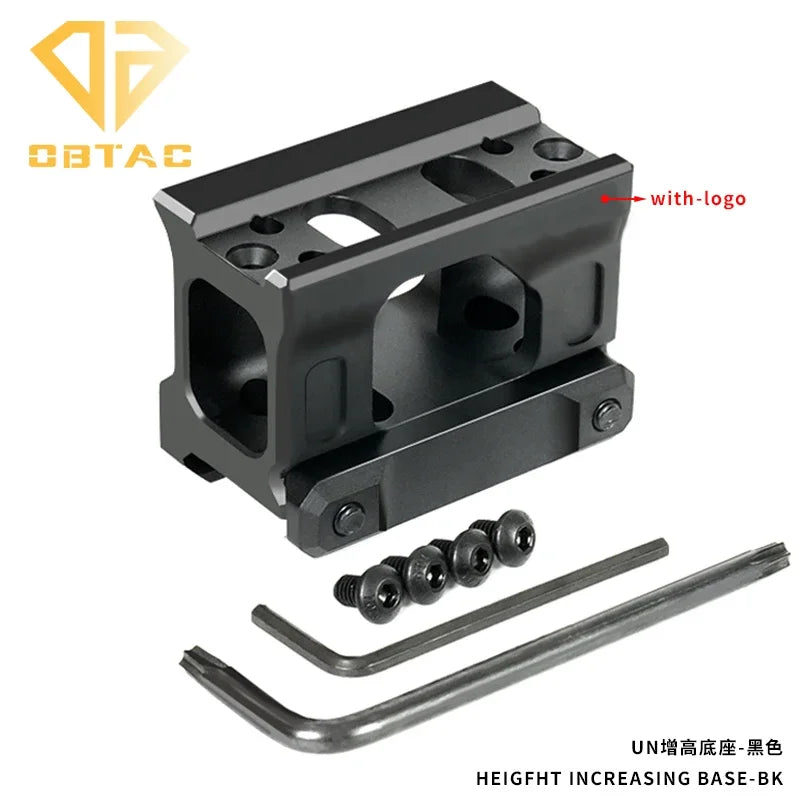 Airsoft Tactical Scope Mount Height Increasing Version Safety Hunting Red Dot Sight Metal Base For 20MM Rail Weapon Accessories