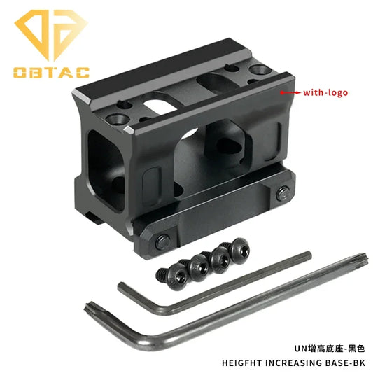 Airsoft Tactical Scope Mount Height Increasing Version Safety Hunting Red Dot Sight Metal Base For 20MM Rail Weapon Accessories