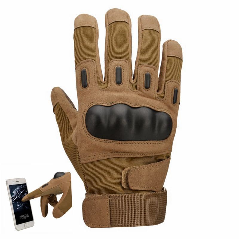 Tactical Racing Touchscreen Waterproof Full Finger Gloves-5