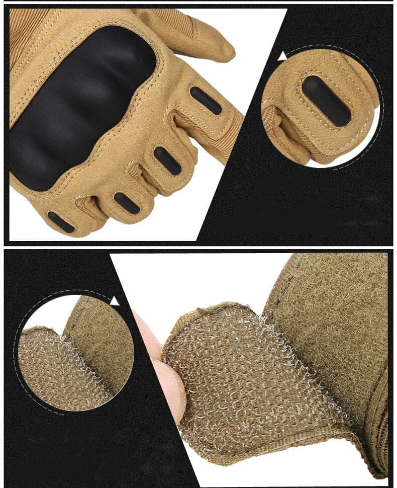 Tactical Racing Touchscreen Waterproof Full Finger Gloves-4