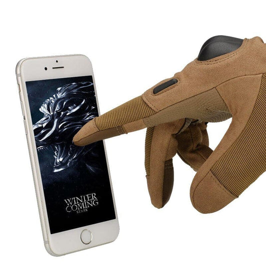 Tactical Racing Touchscreen Waterproof Full Finger Gloves-1