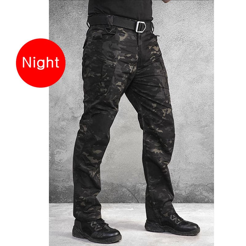 Trekking Hiking Ripstop Waterproof Tactical Military Work Cargo Pants-5