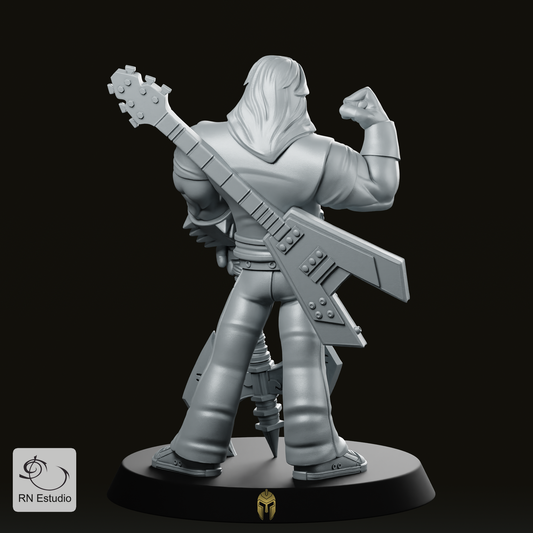 Eddie God Of Rock Miniature