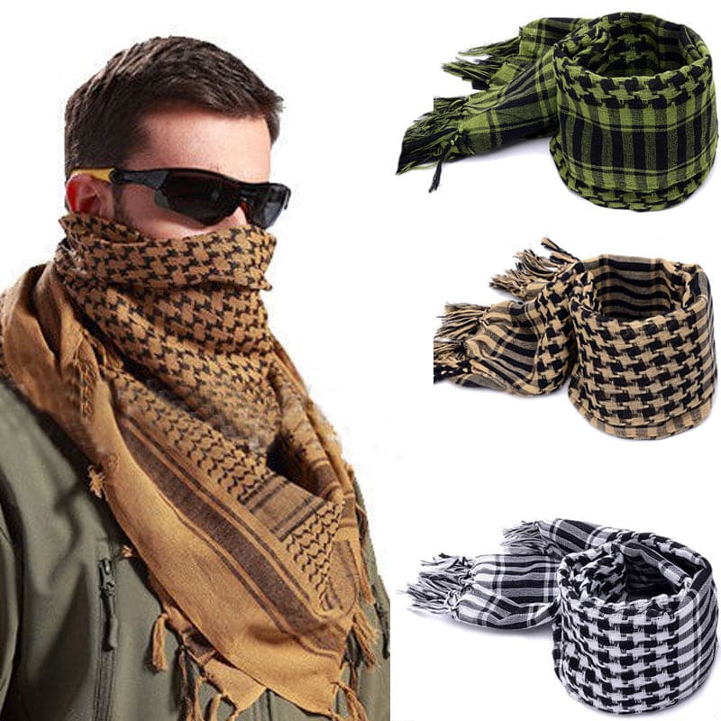 Keffiyeh Head Neck Scarf Wrap Summer Skull Turban-0