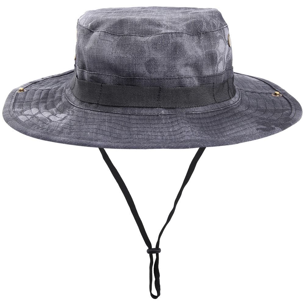 Tactical Airsoft Sniper Camouflage Bucket Boonie Hats-6