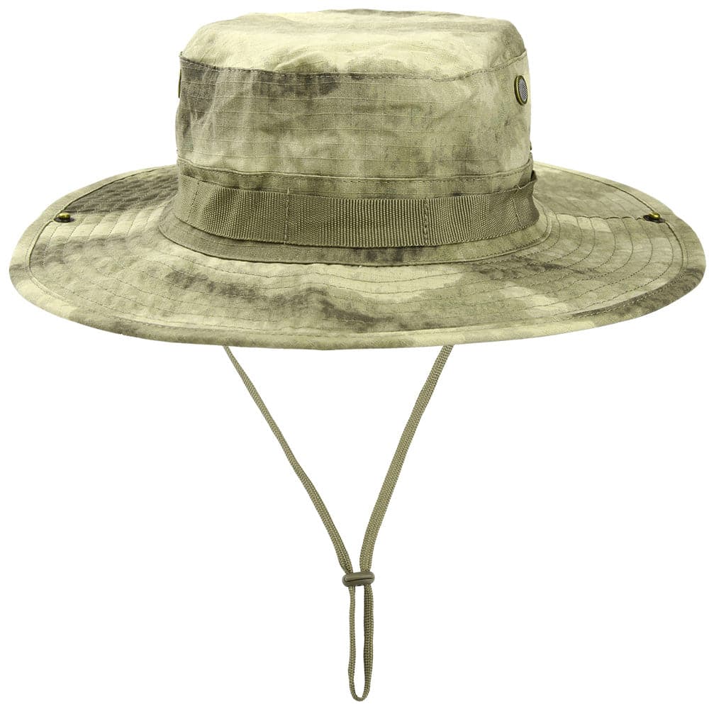 Tactical Airsoft Sniper Camouflage Bucket Boonie Hats-12