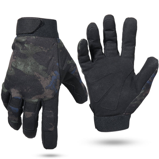 Paintball Bicycle Motorcycle Shoot Work Gear Camo Gloves-0