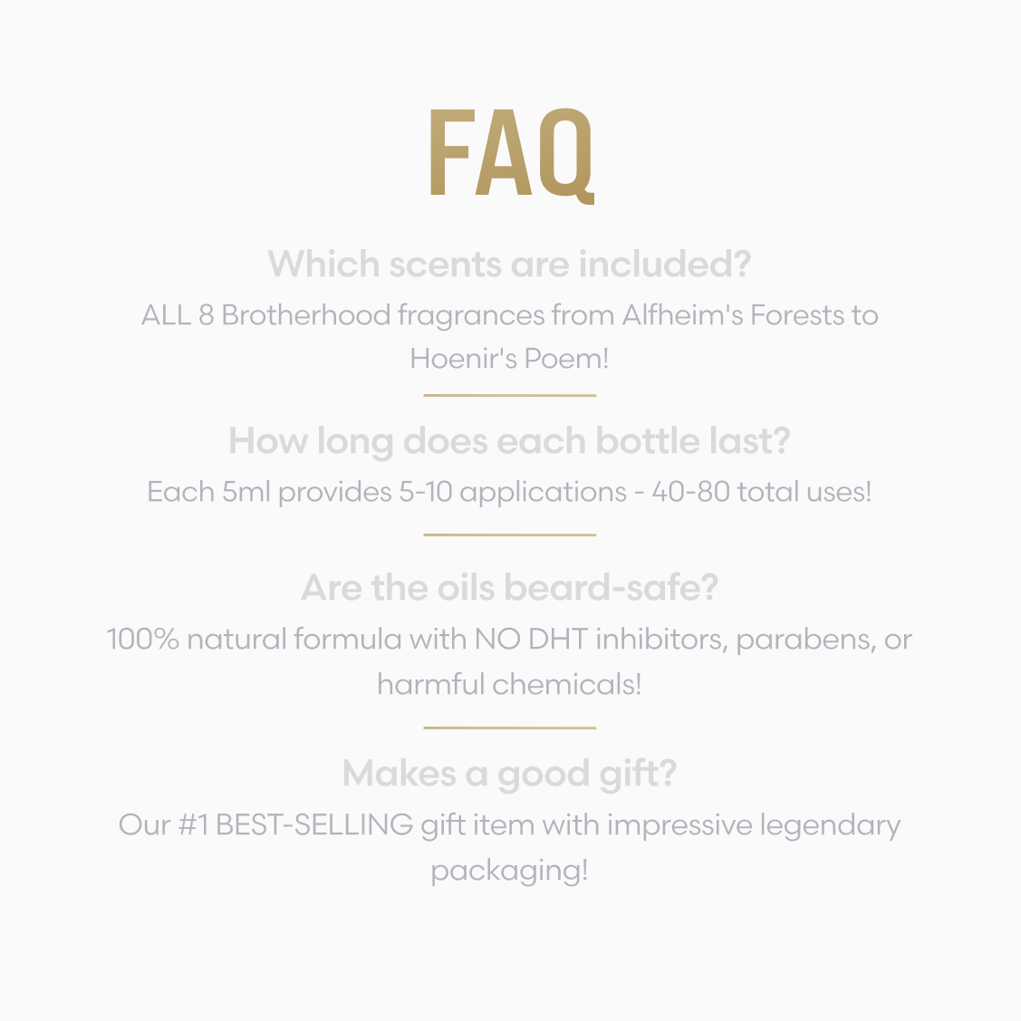 Beard Oil Scent Sampler Kit