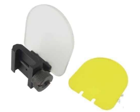 ZCI Flip up scope / sight protector with clear and yellow lens