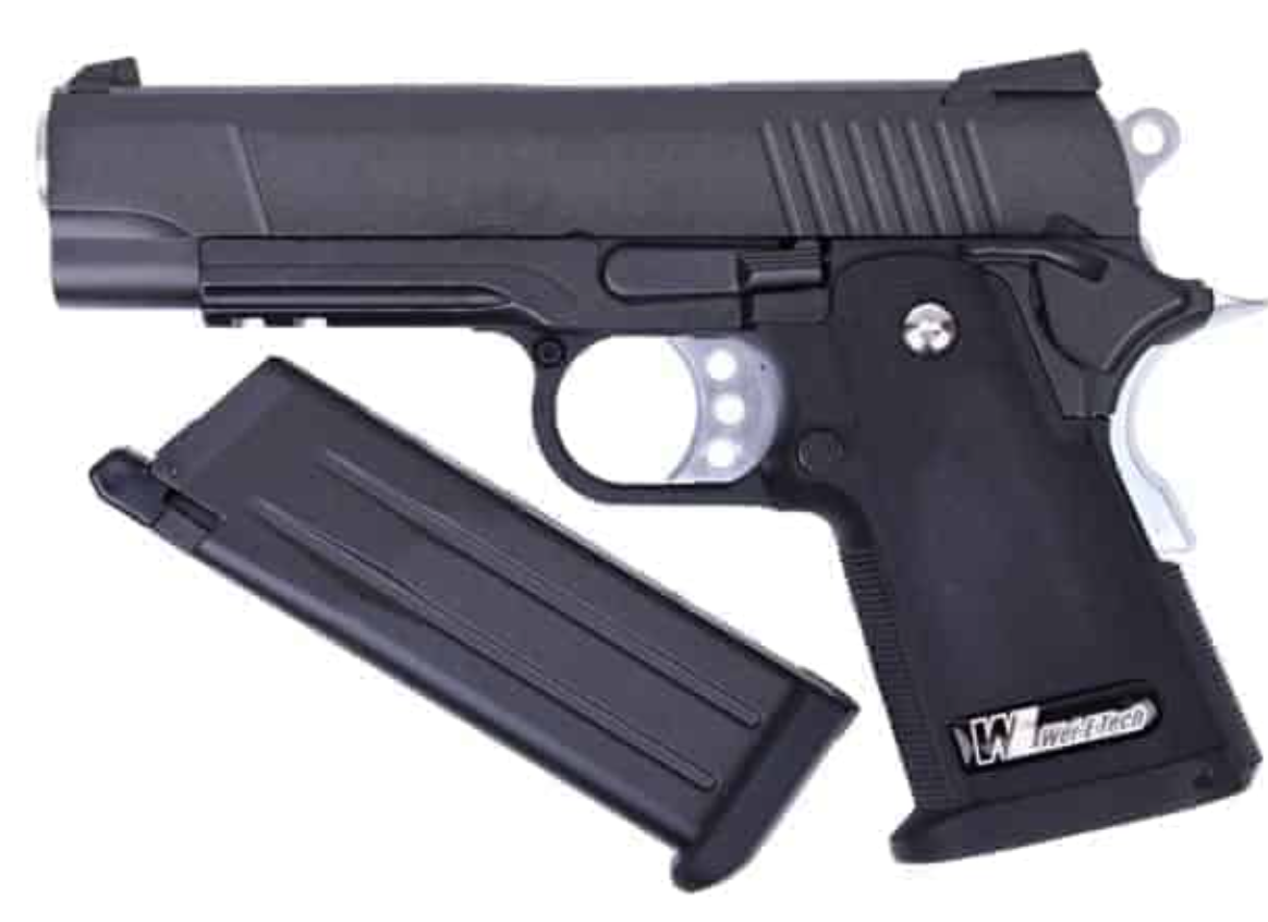 WE Hi-Capa 4.3S GBB Pistol (Black)